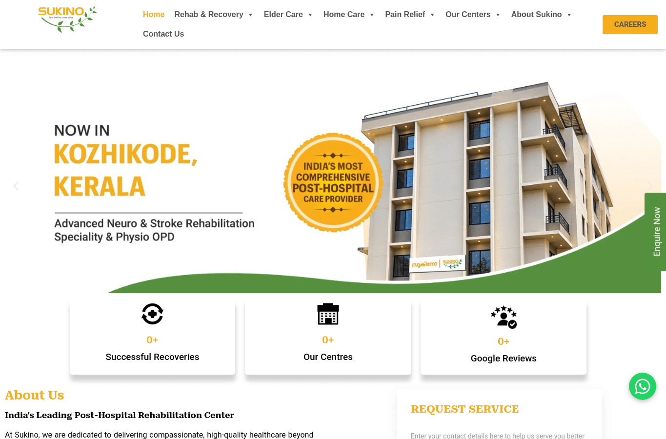 Screenshot preview of sukino.com
