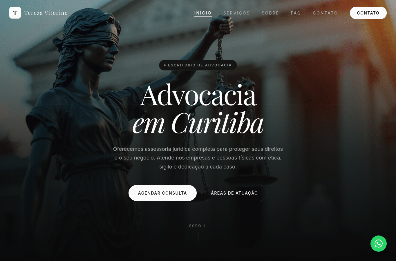 Screenshot preview of terezavitorinoadv.com