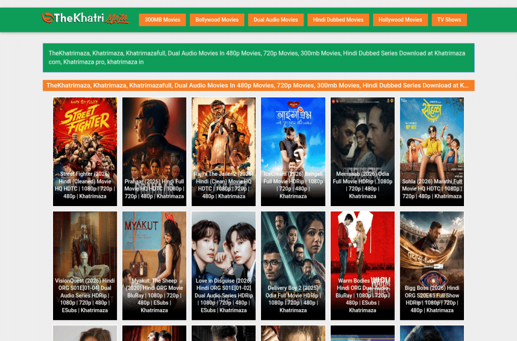 Screenshot preview of thekhatrimaza.soy