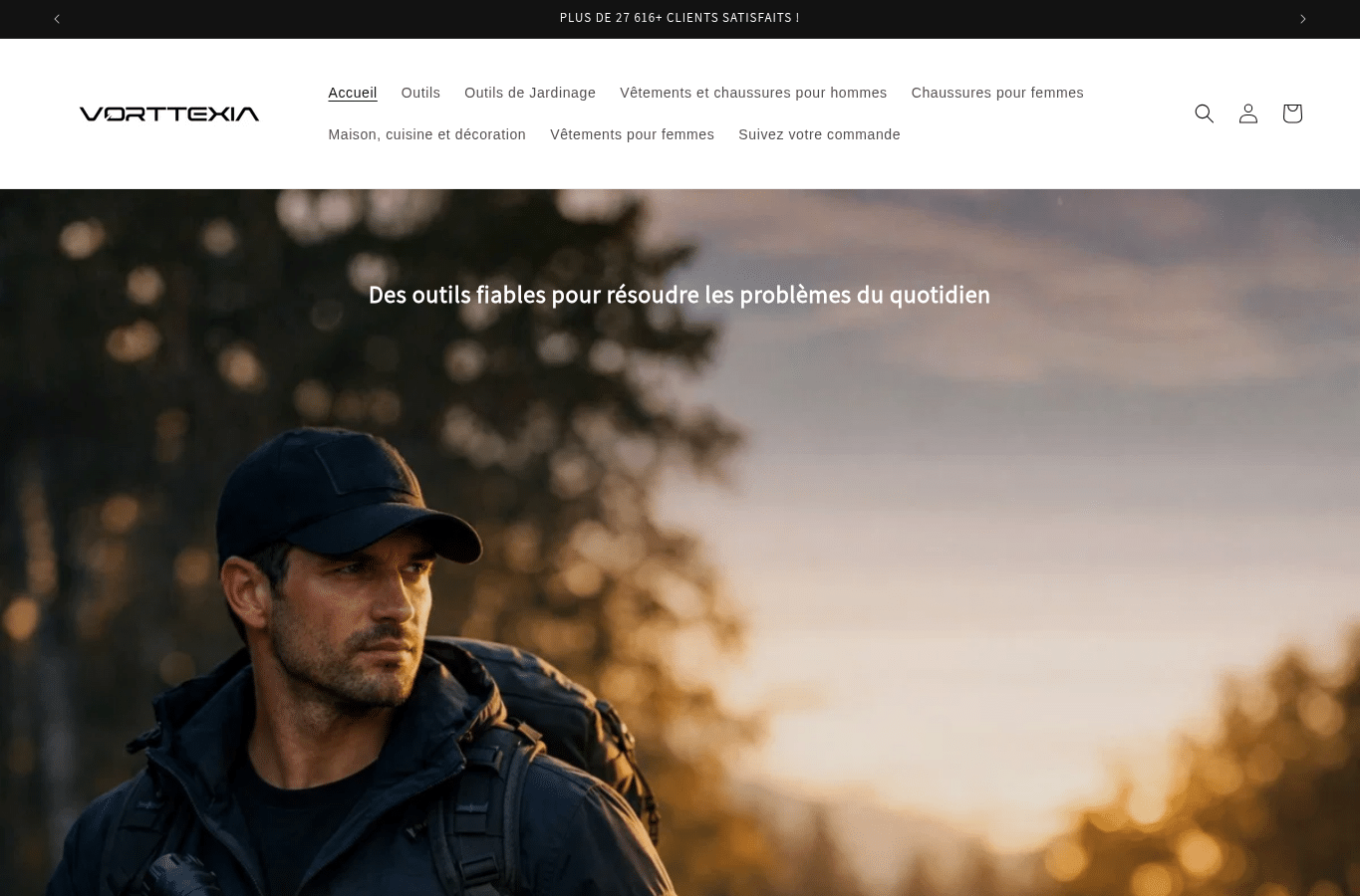 Screenshot preview of vorttexia.com