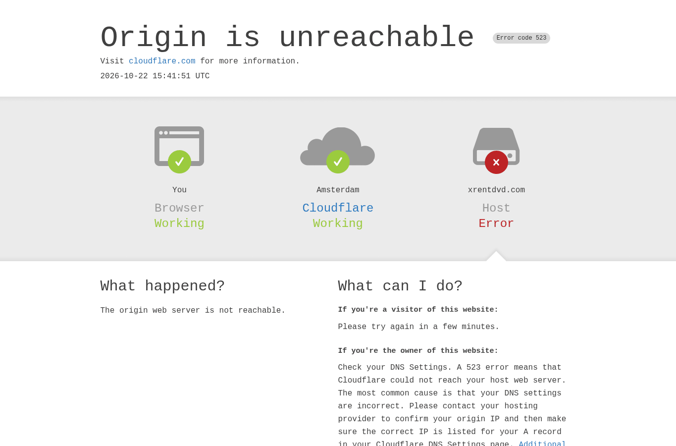 Screenshot preview of xrentdvd.com
