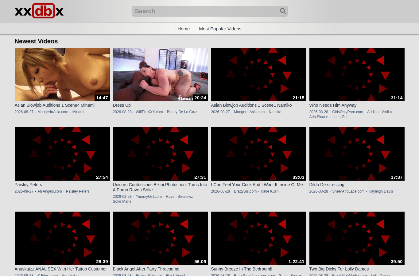 Screenshot preview of xxdbx.com